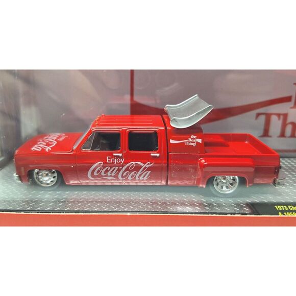 M2 Machines Coca Cola 1973 Chevrolet Cheyenne Super 30 and 1959 Corvette XP-86 - Picture 3 of 7